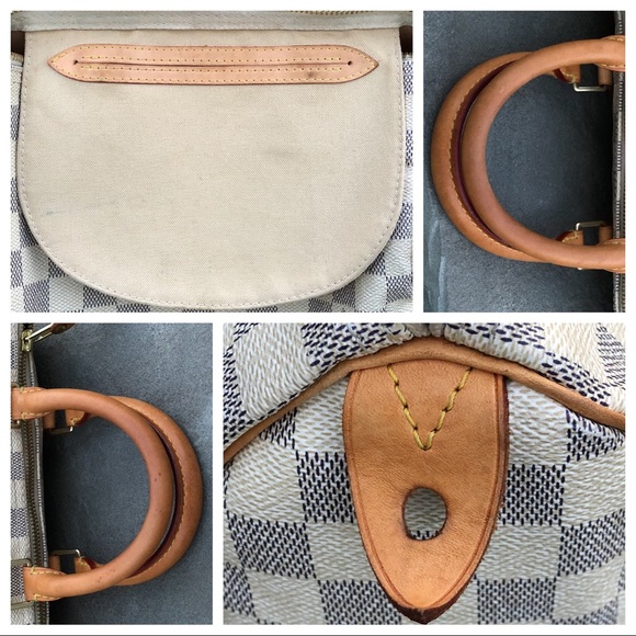 🚫SOLD🚫Auth. Louis Vuitton Speedy 25 Damier Azur - Picture 6 of 8